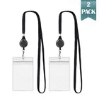 Fashion Style flashing id card holder with lanyard