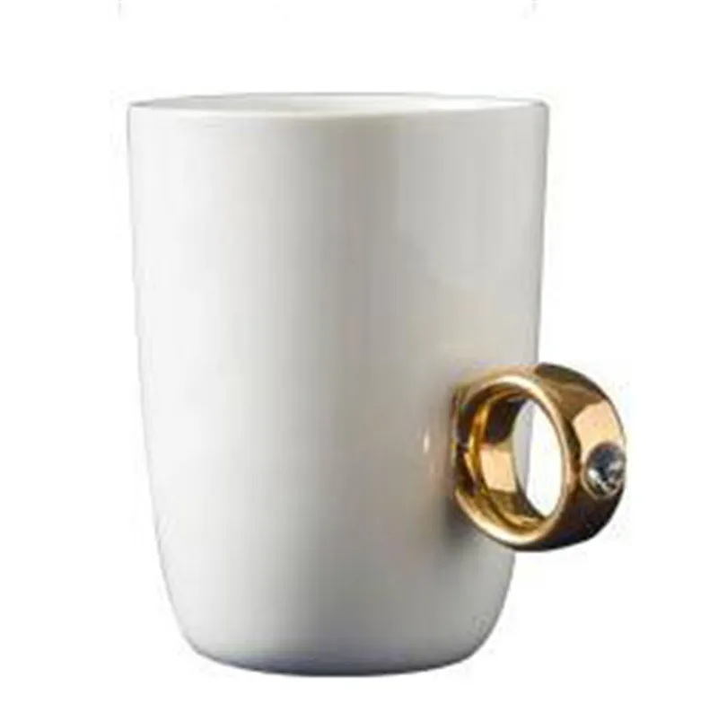 Lovers Couple Crystal Diamond Ring Cup Coffee Mugs Ceramic Water Milk Coffee Mug Drinkware for wedding, White/black
Lovers Couple Crystal Diamond Ring Cup Coffee Mugs Ceramic Water Milk Coffee Mug Drinkware for wedding, White/black
