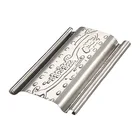 Reinforced stainless steel windproof shutter door