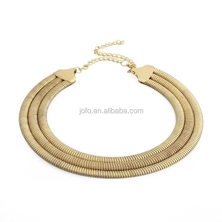 3 Row Gold Multi Layer Metallic Wide Neck Design For Ladies Suit
3 Row Gold Multi Layer Metallic Wide Neck Design For Ladies Suit