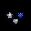Birthday Gifts For Children Age Years Custom Simple Plastic LED Flashing Badge Factory Direct Light LED Up Flashing Pin Badge
