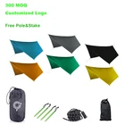 3x3m square waterproof lightweight rain fly tent tarp for hammock