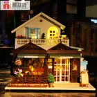 Birthday gifts for best friend classic wooden building dollhouse toy