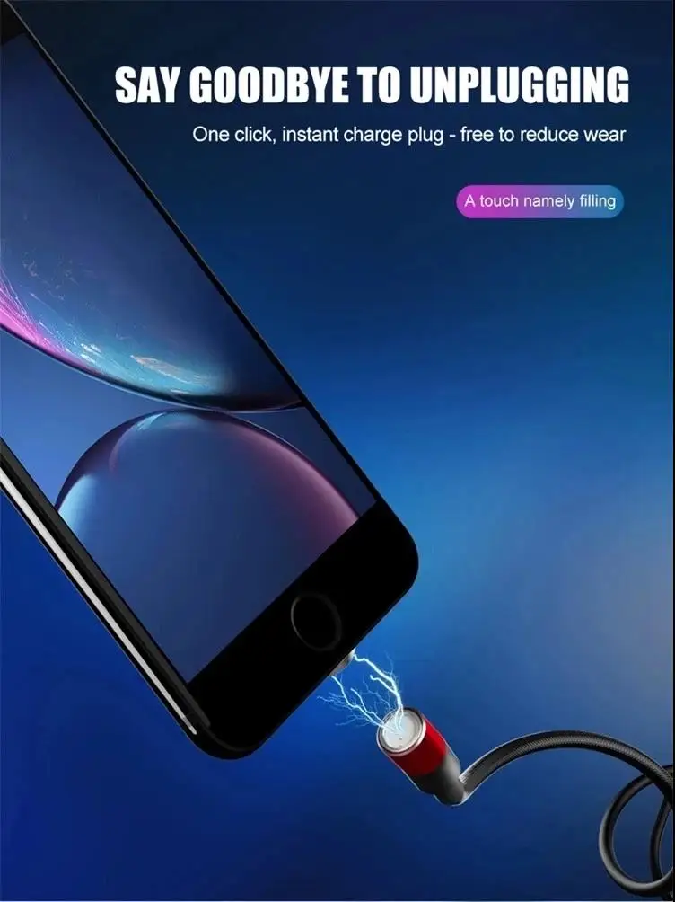 popular products 2019 3 in 1 usb charger cable Portable Magnetic usb cable - ANKUX.COM