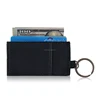 elastic material slim credit card wallet Slim Minimalist Front Pocket Wallet and Credit Card Holder for Men and Women