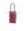 China-made 20mm Short Shackle Red Color Combination Lock