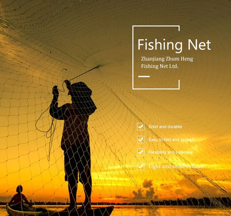 Trap decorative fish korea nylon monofilament extendable fishing net