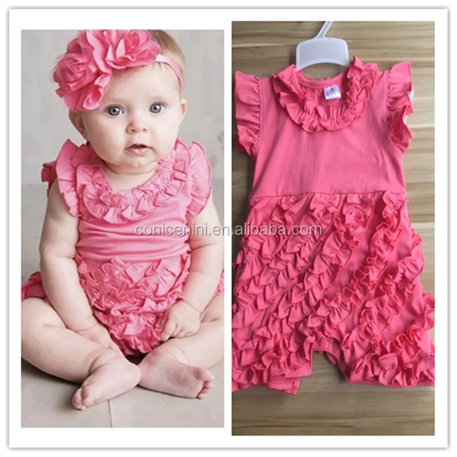 CONICE NINI brand selling western little girl boutique clothing infant baby romper