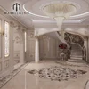 Chinese supplier custom Italy flower pattern home marble floor design