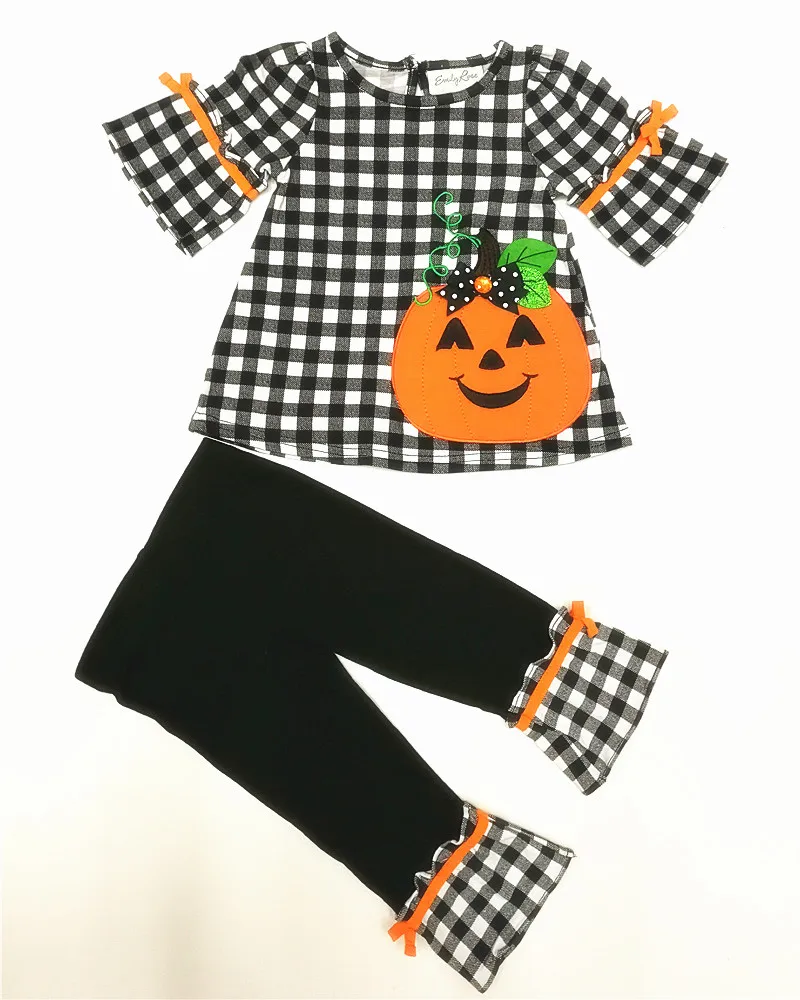Wholesale girls thanks giving outfit new fashion baby girl halloween clothing outfit top and pants ruffle outfit for kids
Wholesale girls thanks giving outfit new fashion baby girl halloween clothing outfit top and pants ruffle outfit for kids