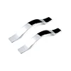 design brand online OEM wooden handle aluminium metal pull cabinet aluminium handle hardware Pull Chrome Handle