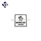 New Stylish Black & White Color Plastic Silicone Rubber Label For Denim/Jeans/Laptop Bag