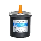 ZD 110V/220Vac motor 50HZ/60HZ ac pinion shaft motor (80mm) , ac reversible motor 25W,ac motor