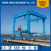 electric hydraulic gantry boat hoist lift crane