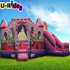 princess pink air bouncer inflatable trampoline bouncy castle jumping castle for event