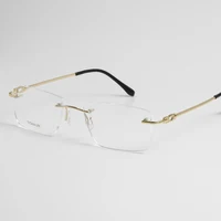 16061 Hot Sale b Titanium Glasses Frame Metal Rimless Optical Eyewear Reading Glasses Frame
16061 Hot Sale b Titanium Glasses Frame Metal Rimless Optical Eyewear Reading Glasses Frame