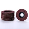 100*16mm aluminum oxide flap wheel with sand paper