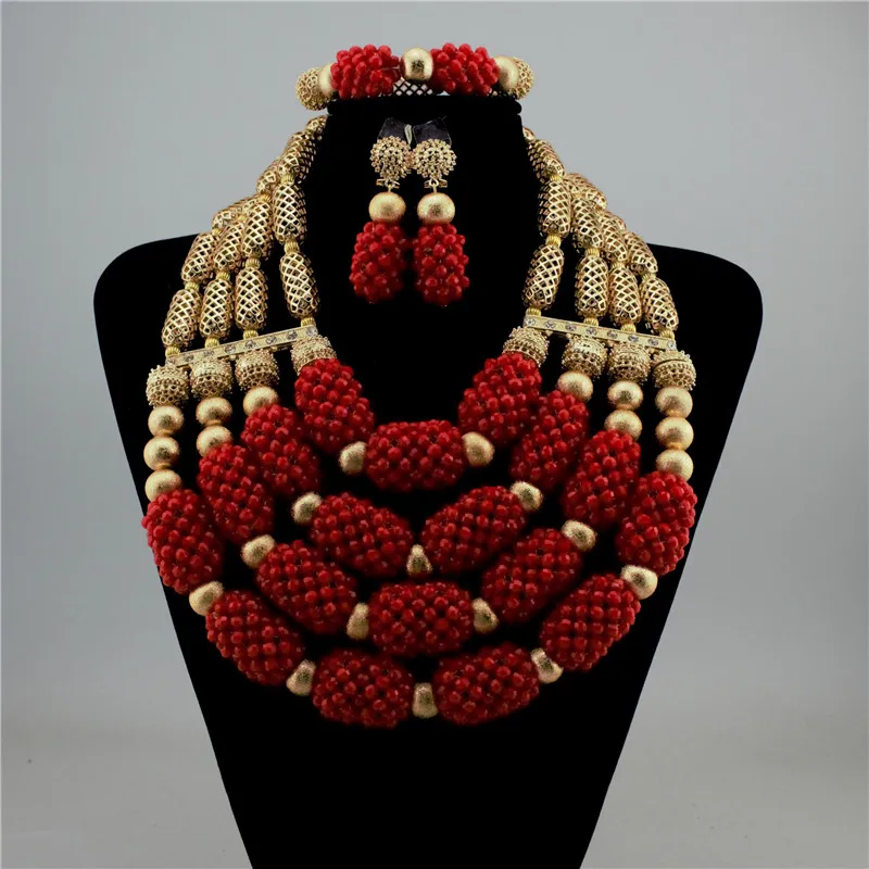 2017 Nigerian Wedding African Beads Jewelry Sets Dubai wine/Gold Accessory Statement Jewelry Set Gift crystal Jewelry sets, Picture
2017 Nigerian Wedding African Beads Jewelry Sets Dubai wine/Gold Accessory Statement Jewelry Set Gift crystal Jewelry sets, Picture