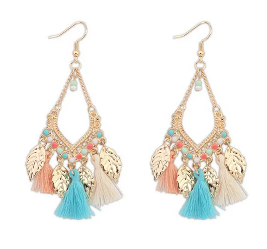 Lleaf ladies earrings wholesale jewelry tassel earrings Lleaf ladies earrings wholesale jewelry tassel earrings