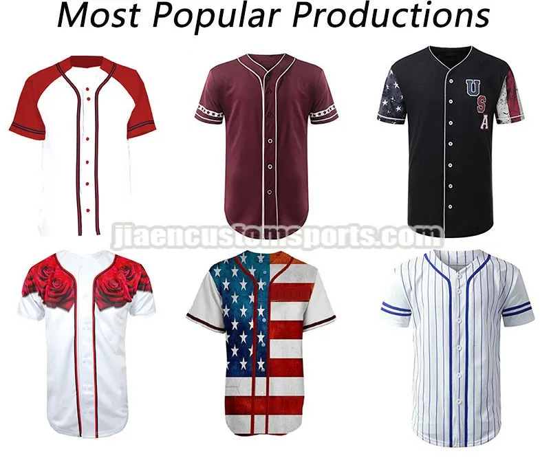 Source Wholesale american flag baseball jersey latest custom fashion stripe baseball  shirts on m.