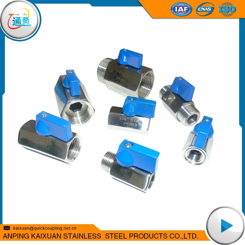 stainless steel mini ball valve