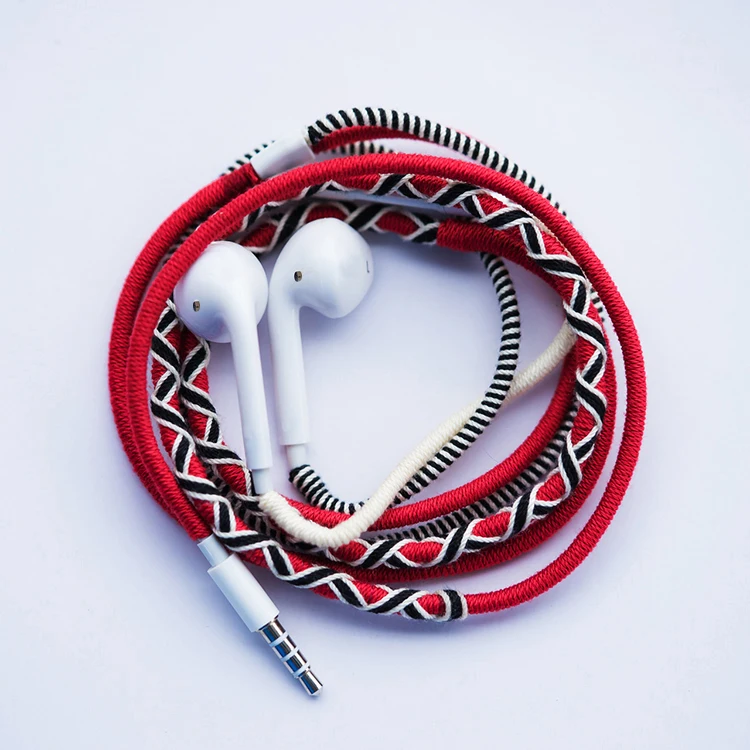 Waterproof Earphones With Handmade Braid Wired Rope Protector - ANKUX.COM