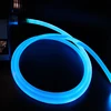 outdoor led garden lights 14mm polymer side glow fiber optic cable with clear jacket