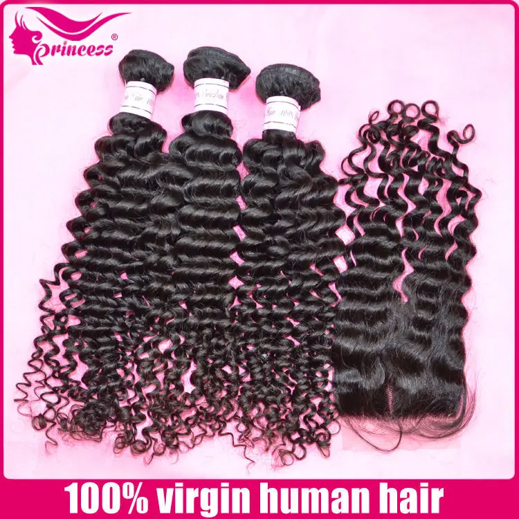 Wholesale Bundle Hair Packaging Private Label Deep Wave Human Hair