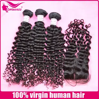 Wholesale Bundle Hair Packaging Private Label Deep Wave Human Hair