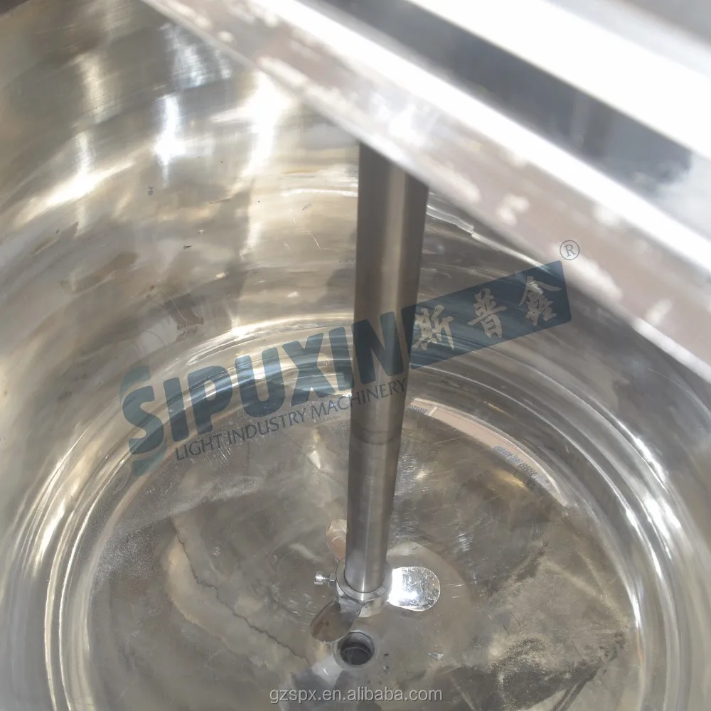 300L steam heating mixing tank (6)