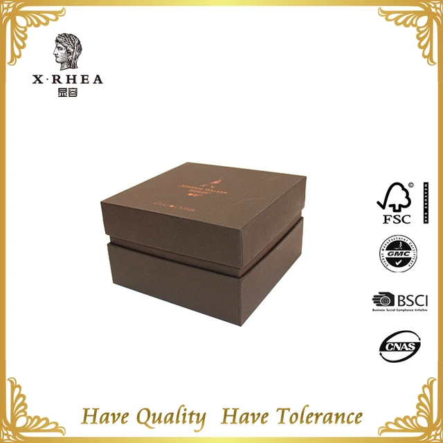 custom print cube cardboard gift box for alcohol