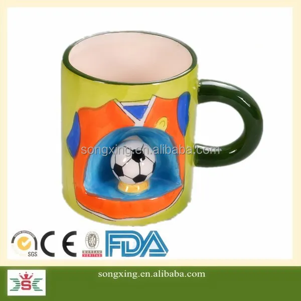 world cup football promotional gifts ceramic coffee mug