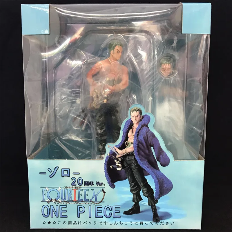Anime Figurine One Piece Zoro Swords PVC Action Figure Model Toys 20th Anniversary Figuras Dolls Cosplay Gift 16cm  (9)
