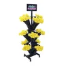 artificial flower display stand 12 vase floral display rack