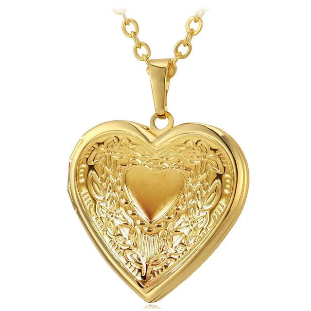 Heart Locket Necklace Pendant Metal Brass Gold Photo Frame Memory Romantic Love Vintage Necklace Women Best Jewelry Gift P326
Heart Locket Necklace Pendant Metal Brass Gold Photo Frame Memory Romantic Love Vintage Necklace Women Best Jewelry Gift P326