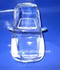 clear crystal glass car model
