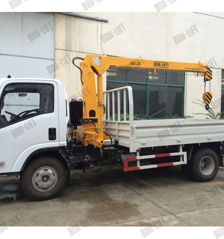 mini pickup mobile truck mounted lift crane from Xuzhou Boblift