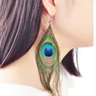 green peacock feather beaded trim for diy wedding dresses In hefei