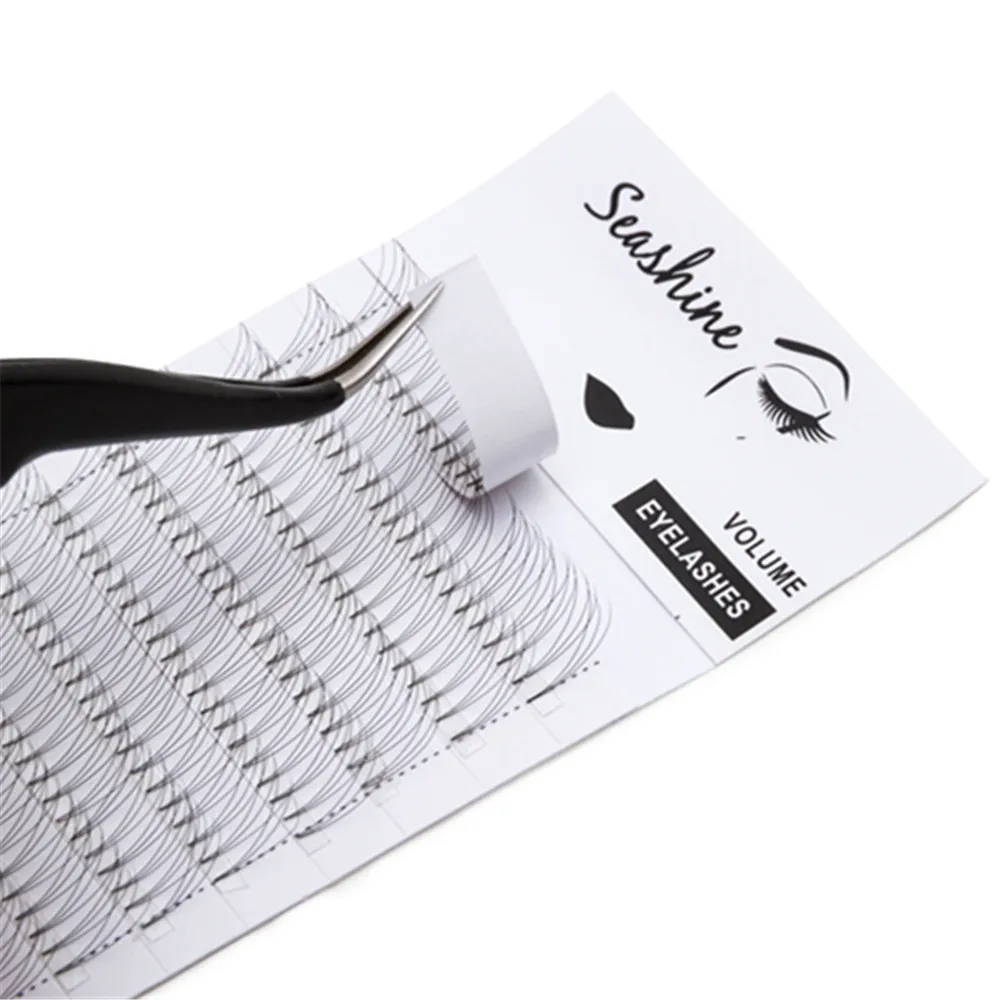 Seashine Short Root Pre Fanned Volume Individual Silk Faux Mink Lashes with Custom Package, Black
Seashine Short Root Pre Fanned Volume Individual Silk Faux Mink Lashes with Custom Package, Black