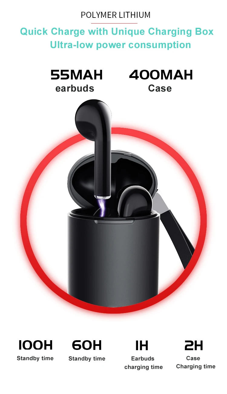 Best Amazon Selling In Ear Mini Size IPX5 Waterproof i7s i9s X10 TWS V5.0 Wireless Earbuds Earphone Headphones - ANKUX.COM