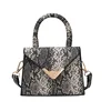 Snakeskin PU leather shoulder handbag fashion ladies purse