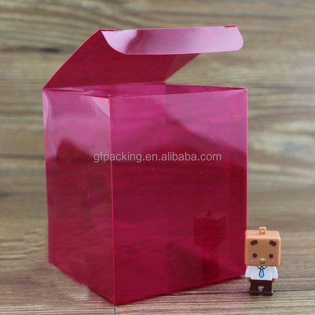 custom foldable plastic clear/transparent pvc gift packaging 