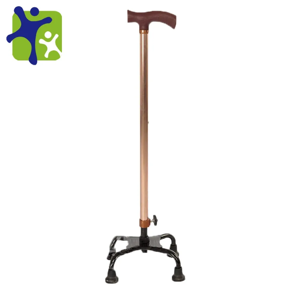 Adjustable Aluminum Cane With 4 Legs Adjustable Walking Canes Fourfeet