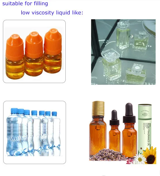 Sammipack 4 Nozzles Liquid Perfume Water Juice Essential Oil Electric Digital Control Pump Liquid Filling Machine