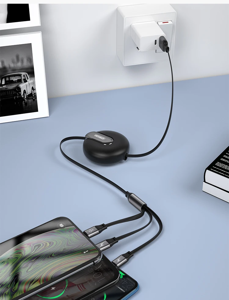 JOYROOM 3-in-1 charging original usb multi charger mobile data cable - ANKUX.COM