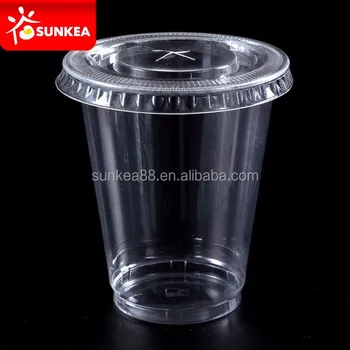 8 oz disposable plastic cups with lids