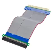 

Wholesale 20CM PCI-E 16X to 16X Riser Extender Card Adapter PCIe 16X PCI Express Flexible Cable