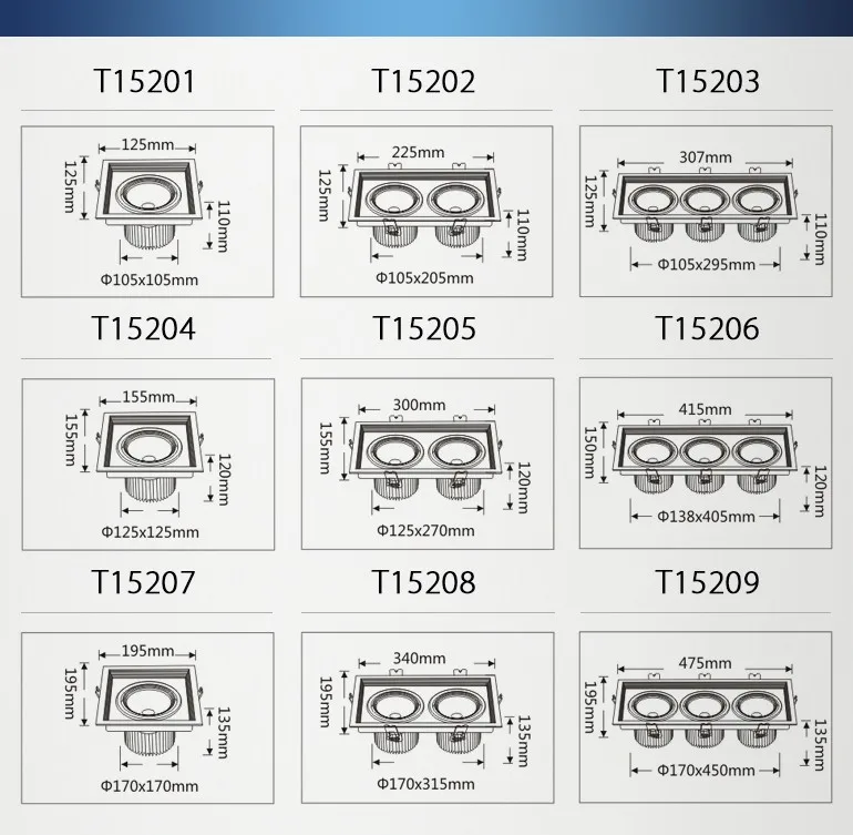 Led埋め込みグリルライトra 90アルミハウジング組み込み工場価格COB14.5wグリルライト2年保証仕入れ・メーカー・工場