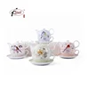 Ceramic Tea Service Set with Teapot and Teacups