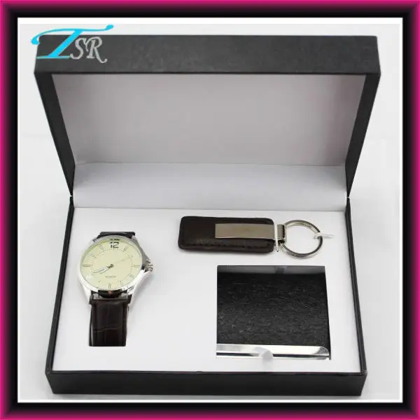 wholesale pen keychain gift set for promotion(watch card holder